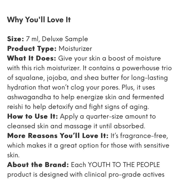 Youth To The People Adaptation Deep Moisture Cream - Picture 3 of 3